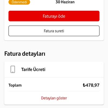 Vodafone Faturamda Haksız Artan Ücret Ve Çifte Açma Kapanma Ücretleri