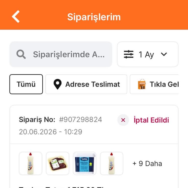 Migros İptal İşlemi Gerçekleşmedi, 1.820,65 TL Kredi Kartımdan Çekildi