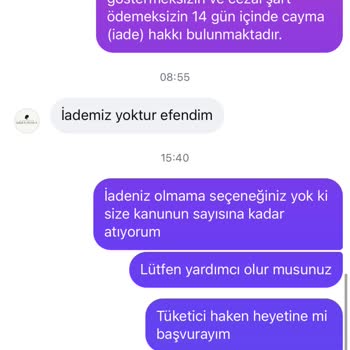 Qbramoda'da İade Talebimin Reddedilmesi Ve Vergi Numarası Paylaşılmaması