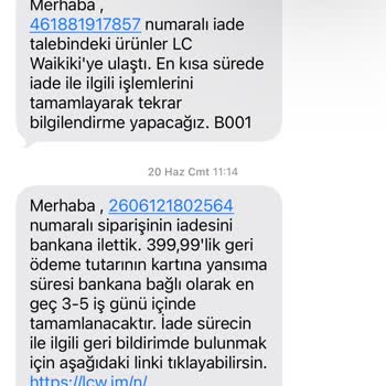 LCW’de 12 Ürün İadesi Ve 4.460 TL Geri Ödeme Sorunu