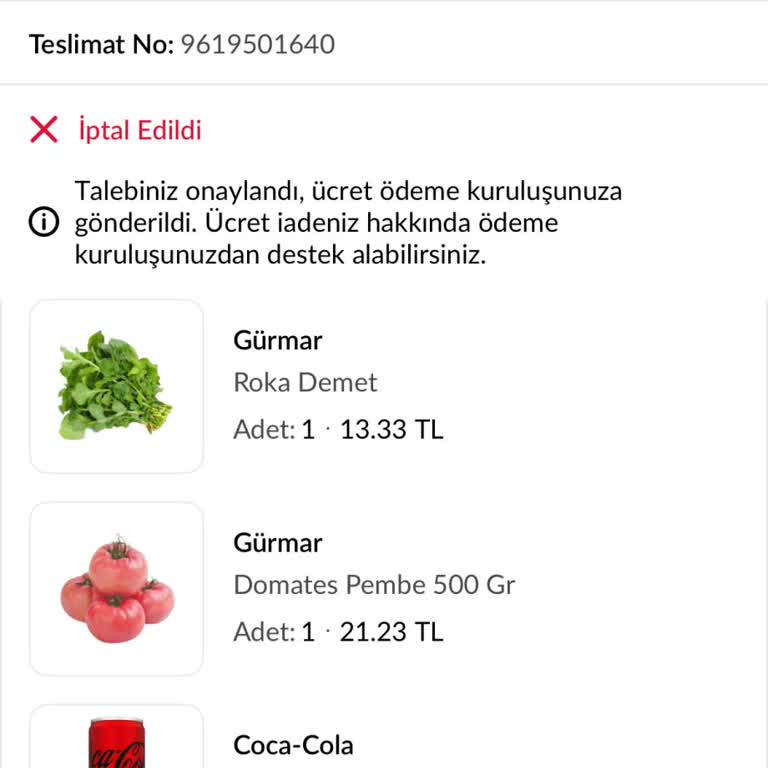 Gösterilen Fiyatla Alınan Ürün İçin 136 TL Ek Ücret Talebi Ve Sipariş İptali