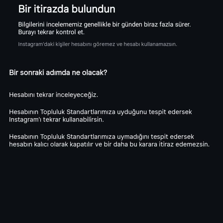 Instagram Hesabım Nedensiz Kısıtlandı Ve Geri Dönüş Yok