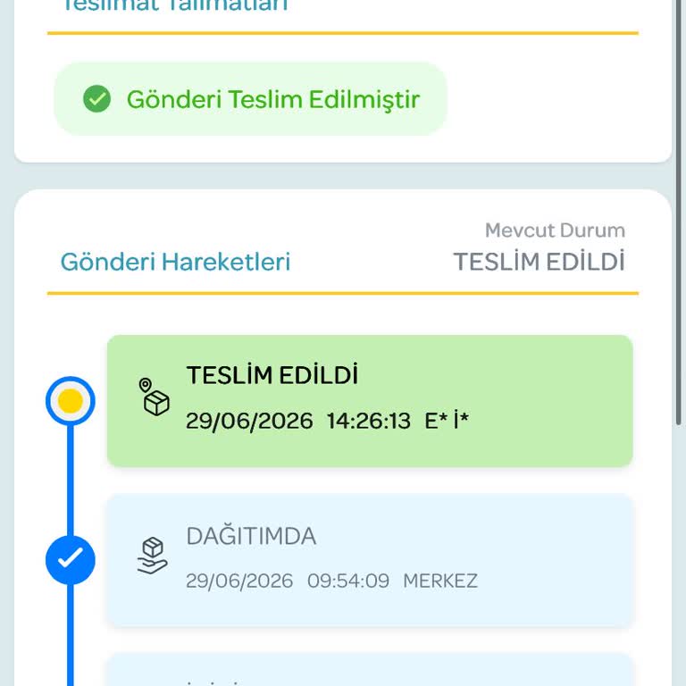 Teslim Kodu Olmadan Apartmana Bırakılan Kargo Şikayeti