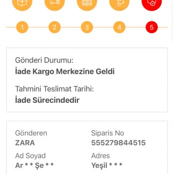 Zara'dan Kargo Gelmedi, Siparişim Bilgilendirmesiz İade Edildi