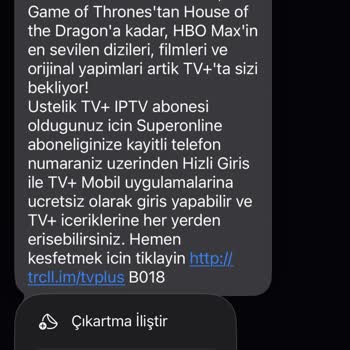 Numara Güncellemesi İçin Abonelik İptali Teklifi Kabul Edilemez