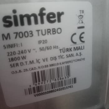 Simfer Fırınının Sürekli Pişirme Sorunları Ve Pas Problemi Nedeniyle Tam İade Talebi