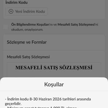 Kampanya Şartlarına Aykırı Erken Süre Doldu Hatası