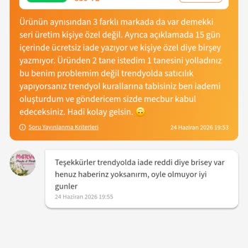 Eksik Gönderim Ve Satıcıdan Saygısız Yaklaşım
