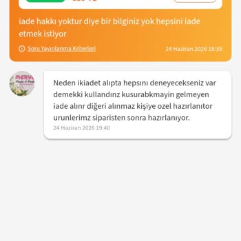 Eksik Ürün Gönderimi Ve Satıcıdan Saygısız Cevap