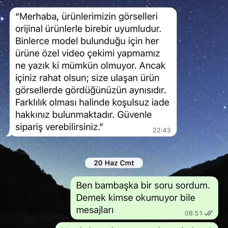 Müşteri Hizmetleri Yanıtsızlığı Nedeniyle Alışverişten Vazgeçtim