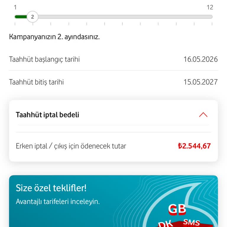 Vodafone Yanıltıcı Tarife Değişikliği Ve Haksız Ücret Artışı Şikayeti