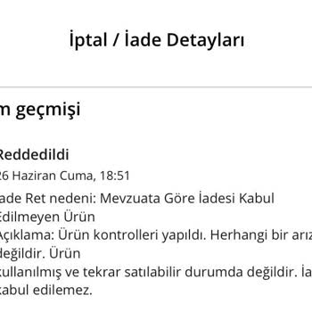 Satıcı Yasal Cayma Hakkımı Reddetti Ve N11 Müdahale Etmedi