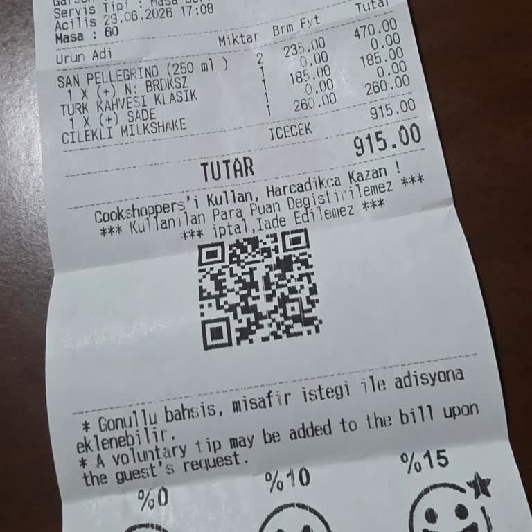 260 TL'lik Milkshake Buz Kıvamındaydı, Çözüm Sunulmadı