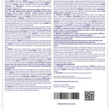 4.700 TL Cayma Bedeli İstemiyorum Ve Hattım Cezasız Kapatılsın