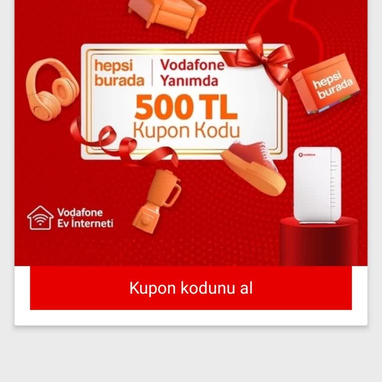 Hepsiburada Kuponu Geçersiz Vodafone Yanımda Kampanya Sorunu
