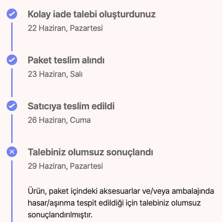 Hepsiburada Yuda E-ticaret İade Talebimi Reddetti