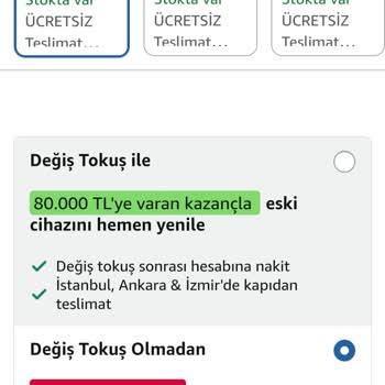 Fiyat Farkı İçin Hediye Bakiyesi Talebi