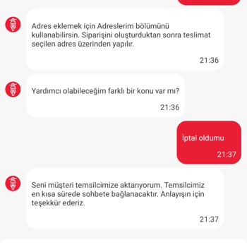 İptal Talebim Reddedildi Ve Ücret Çekildi