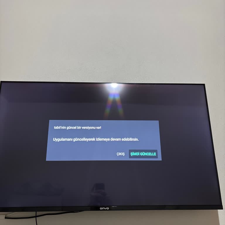 Onvo OV43 Tabii Uygulamasında Güncelleme Hatası Ve Kullanım Engeli