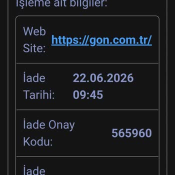 Gön Deri Ve Akbank Arasındaki 2.100 TL İade Sorunu