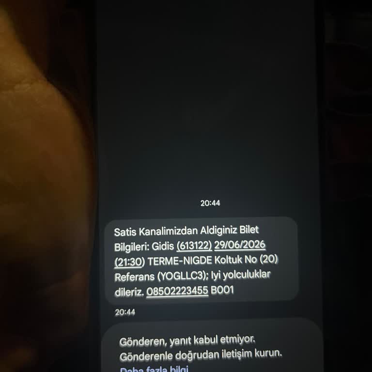 Terme Otogarında Beni Almayıp Giden Otobüs, 800 TL Taksi Masrafı Ve Cevapsız Müşteri Hizmeti