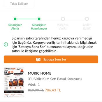 Acil Kargo Gecikmesi Ve Satıcı Cevapsızlığı