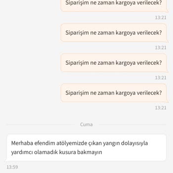 Acil Kargo Gecikmesi Ve Satıcı Cevapsızlığı