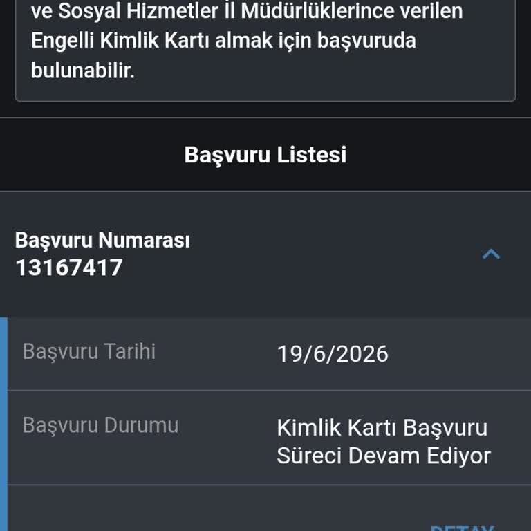İletişimsizlik Ve Geciken Engelli Kimlik Kartı Başvurusu