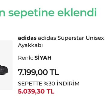 SuperStep’te Görülen İndirim Fiyatı Sepette Uygulanmıyor
