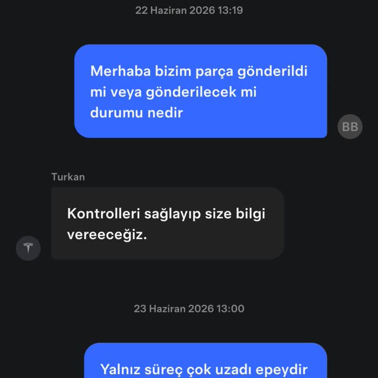 Tesla Uygulamasından Viraj Demiri Talebi Gönderilmedi Ve Açıklama İsteniyor