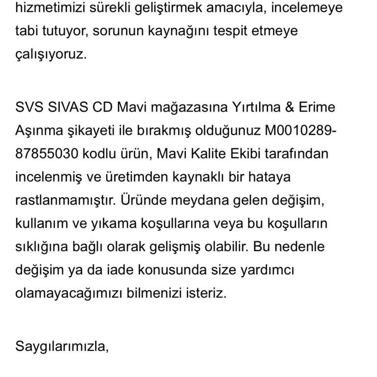 Mavi Pantolonun Renk Solması Ve Kumaş Ayrılması: Kullanıcı Hatası İddiası