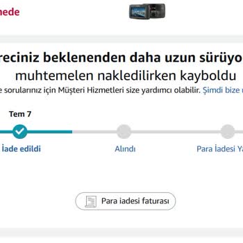 Amazon'da İade Ödemelerinin İki Yıllık Gecikmesi Ve Fiyat Farkı Şikayetim