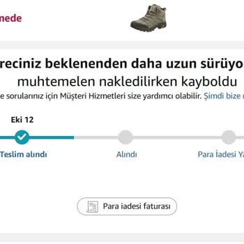 Amazon'da İade Ödemelerinin İki Yıllık Gecikmesi Ve Fiyat Farkı Şikayetim