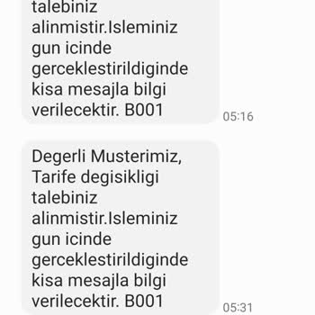 Kampanyalı Tarife Aktif Edilmedi, Eski Ücretli Tarife Görünüyor, Mağduriyet Yaşıyorum