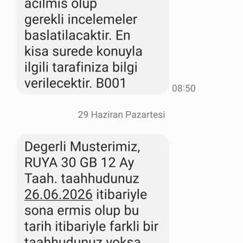 Kampanyalı Tarife Aktif Edilmedi, Eski Ücretli Tarife Görünüyor, Mağduriyet Yaşıyorum
