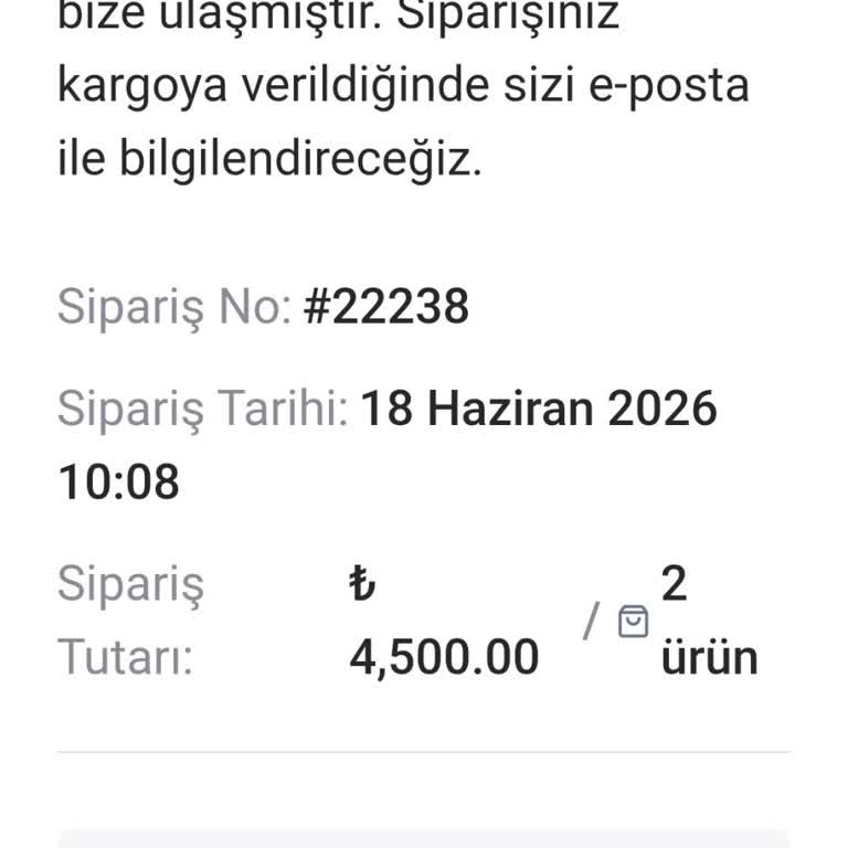 Teslim Edilmeyen Siparişim İçin Hemen Geri Ödeme Talebi