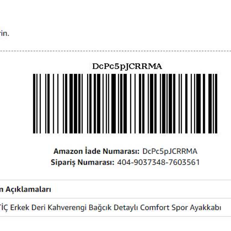 DHL Amazon İade Kurye Talebini Reddederek Müşteriyi Mağdur Ediyor