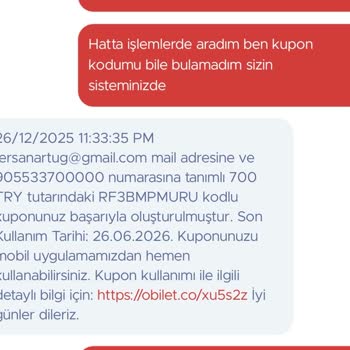Kupon Süresi Hakkında Bilgilendirme Eksikliği Ve Para İadesi İsteği