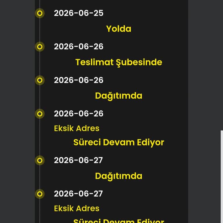 Ürünüm Teslim Edilmedi; Sürekli Eksik Adres Sorunu