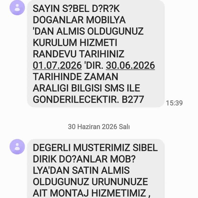 Montaj Randevusu İptali Ve Planım Bozuldu