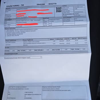 Garanti Kapsamındaki Park Sensörü Ücret Talebi Ve Haksız Tamir İddiaları