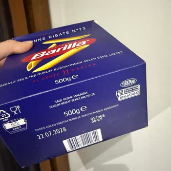 Barilla Penne Makarnada Pamuksu Beyaz Oluşum Ve İlgisiz Müşteri Hizmeti