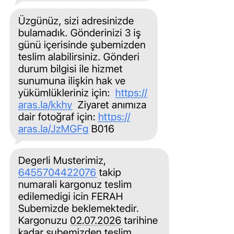 Kargonun Şube Dışına Üçüncü Kişiye Teslim Edilmesi Kabul Edilemez