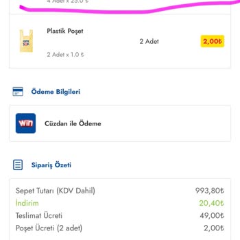 Şok Market'te Siparişlerde Sürekli Eksik Ürün Ve Dikkatsiz Hazırlık