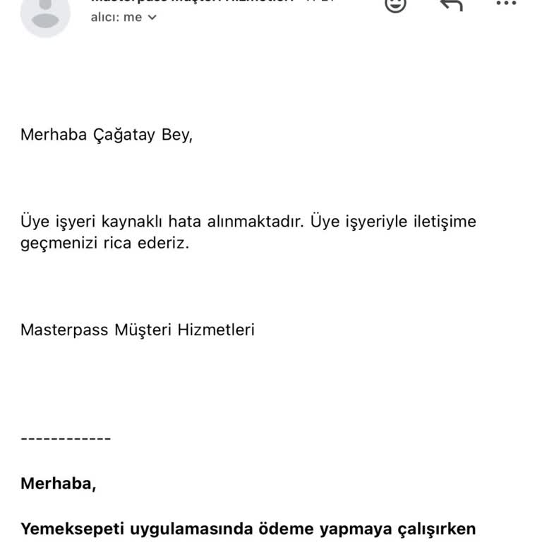 Yemeksepeti Ve Masterpass Uyumsuzluğu Kart Kaydetmenizi Engelliyor
