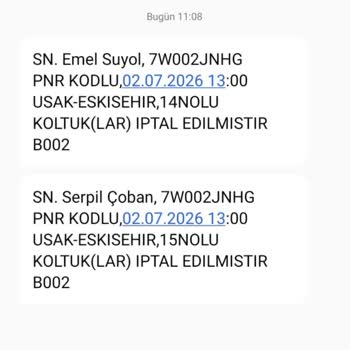 Bilgimiz Dışında Saat Değişikliği Ve İptal Talebine Yanıtsızlık