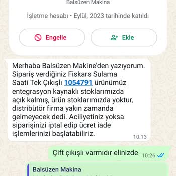 Stokta Olmayan Ürün Satışı Ve Gecikmeli İade Talebi