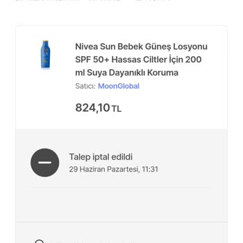 Hepsiburada'dan Eski Tarihli Güneş Yağı Ve Kayıp İade Sorunu