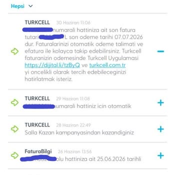 Sesli Fatura Seçimim Uygulanmadı, SMS Bildirimi Alıyorum