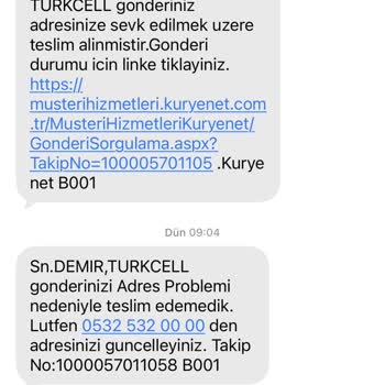 Adres Doğru Olmasına Rağmen Kuryenet Teslimatı Erteledi Ve 125 TL Operasyon Ücreti İstedi